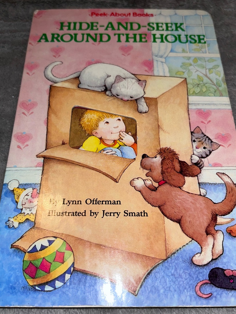 Hide-And-Seek Around The House by Lynn Offerman, Board Book, 1992